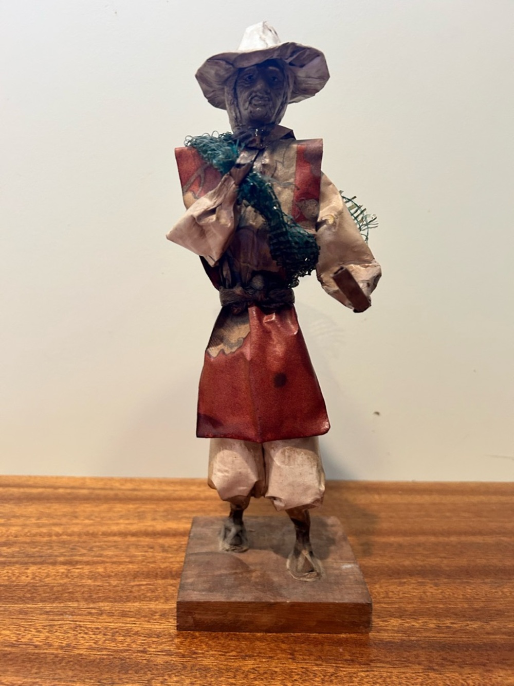 Handcrafted Folk Art Figure Sculpture
